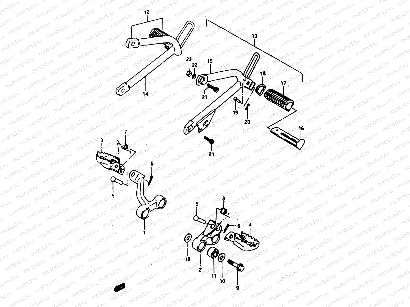 30 - FOOTREST