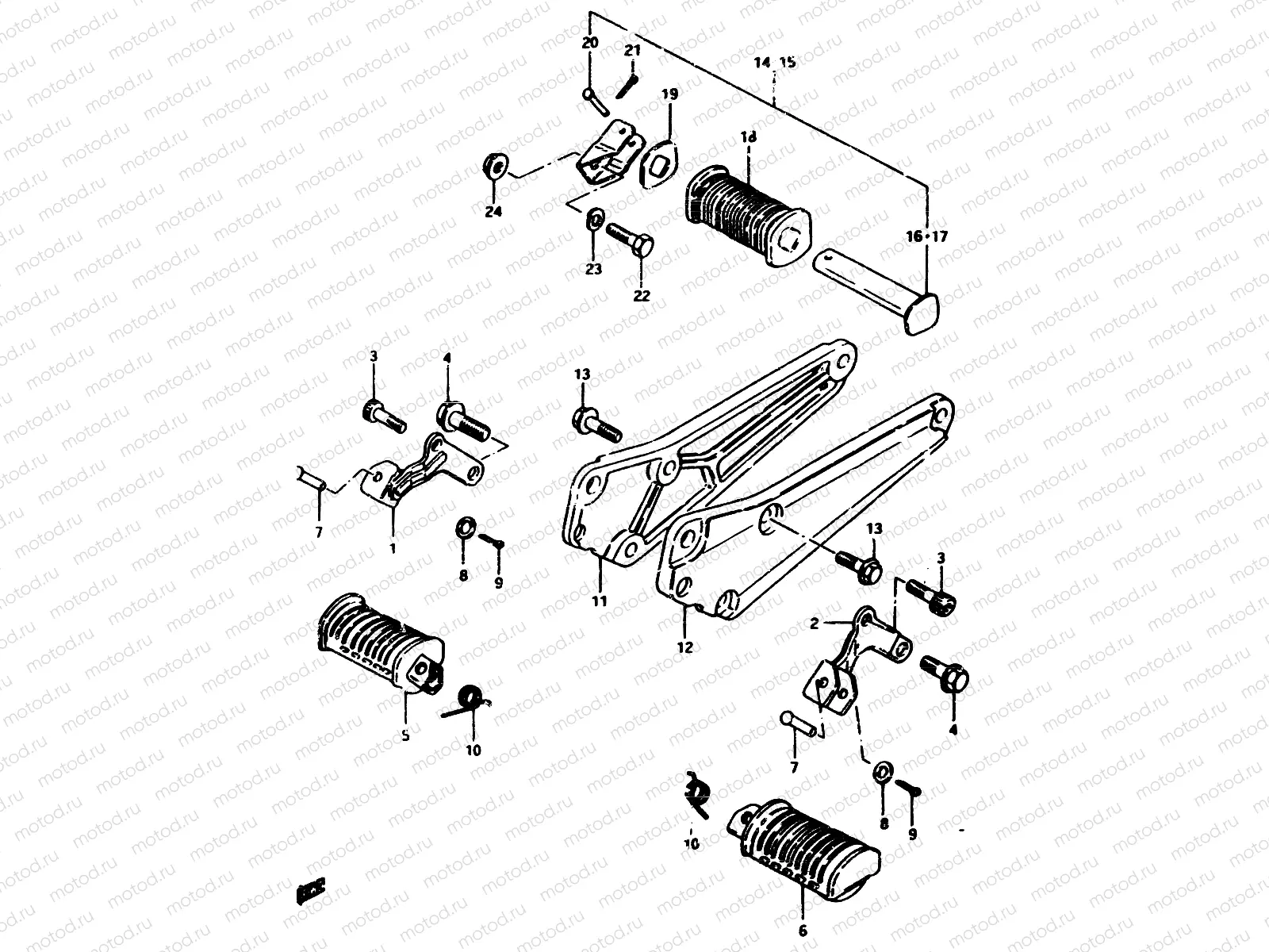 30 - FOOTREST