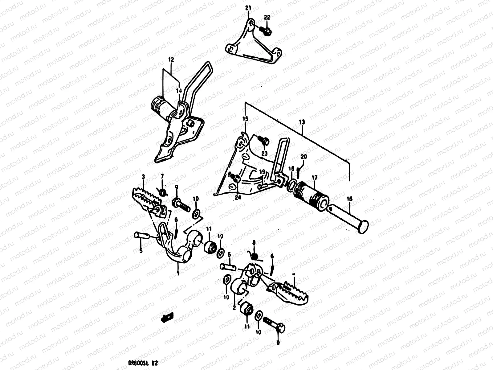 30 - FOOTREST