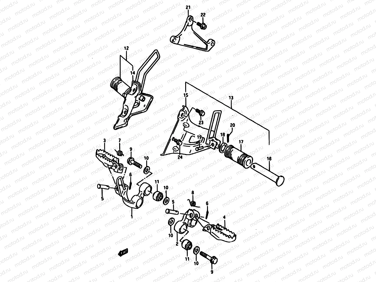 30 - FOOTREST