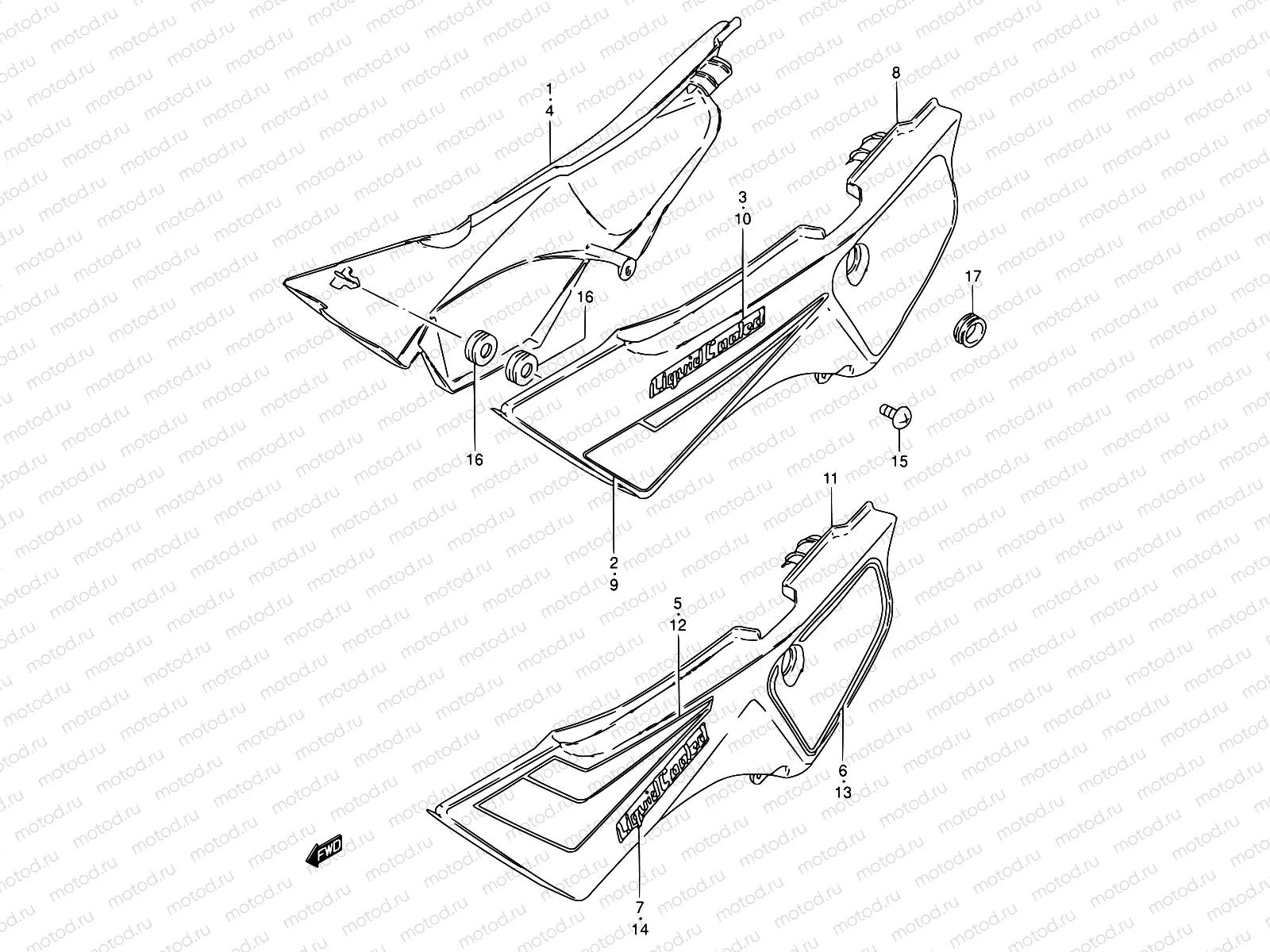 30 - FRAME COVER (MODEL F/G)