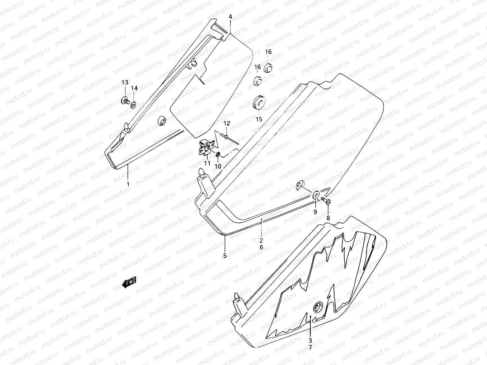 30 - FRAME COVER (MODEL L/M)