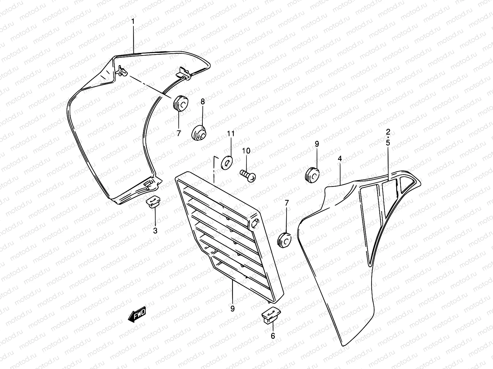 30 - FRAME FRONT COVER