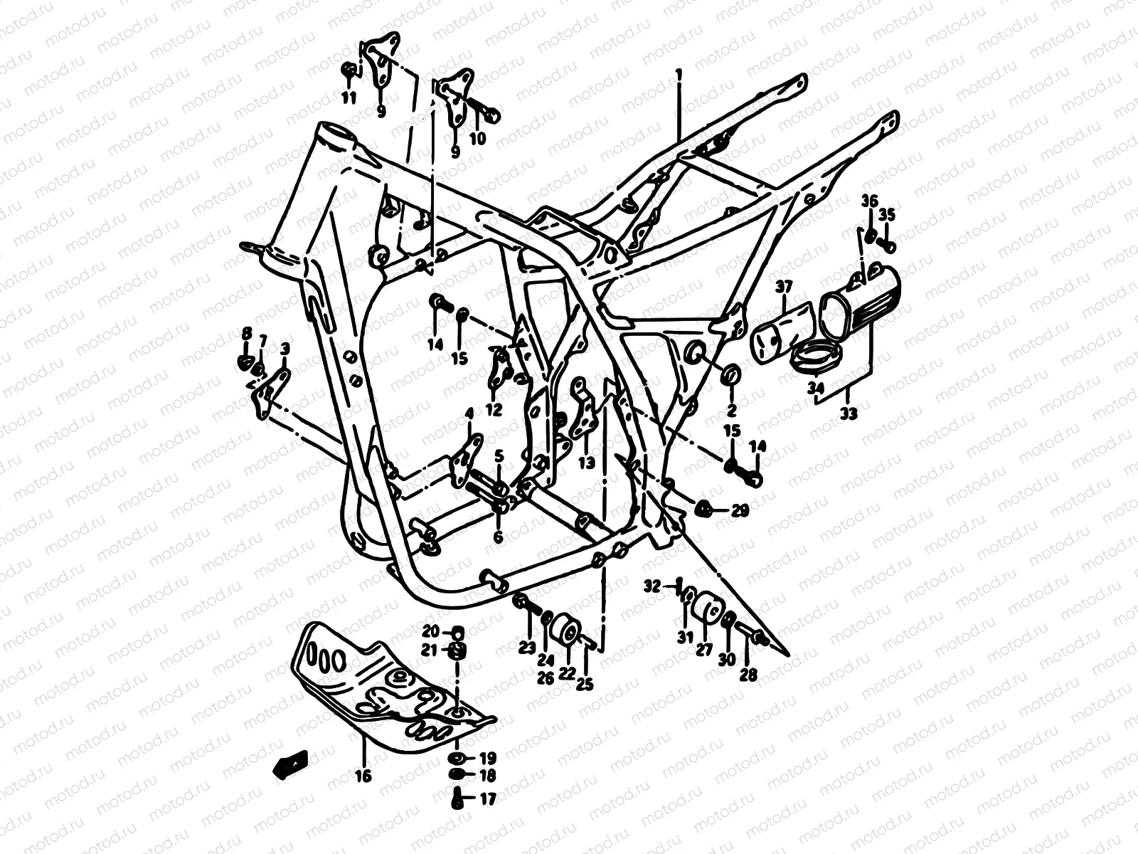 30 - FRAME (MODEL F/G/H)