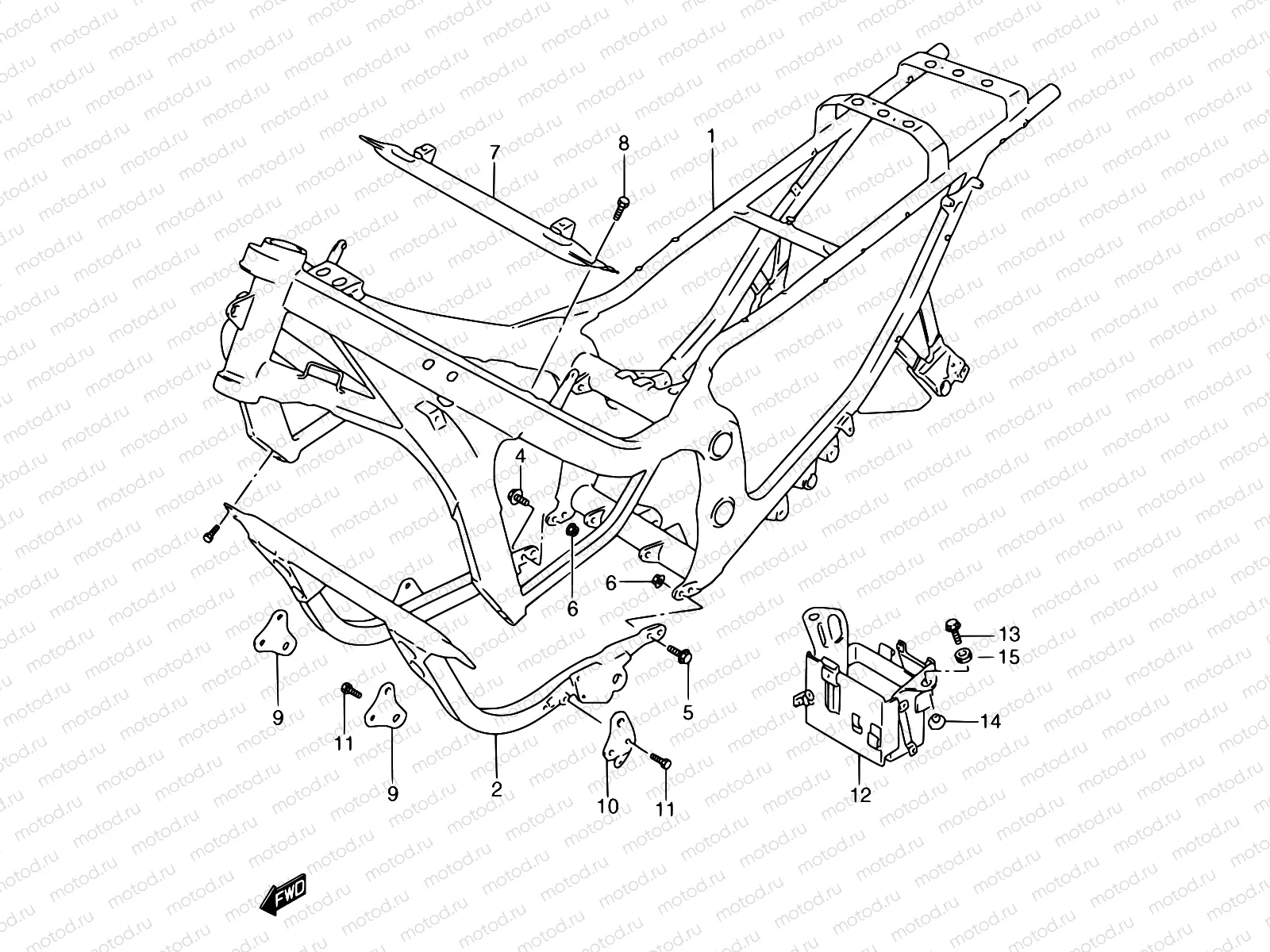 30 - FRAME (MODEL K/L/M/N/P/R)