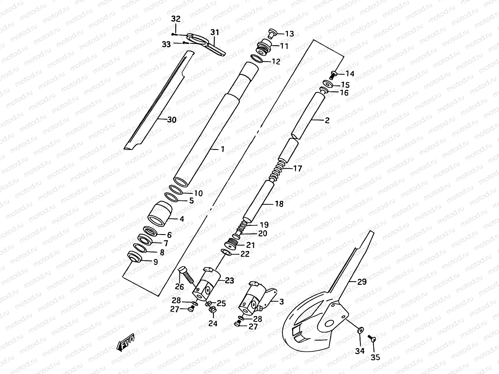 30 - FRONT DAMPER