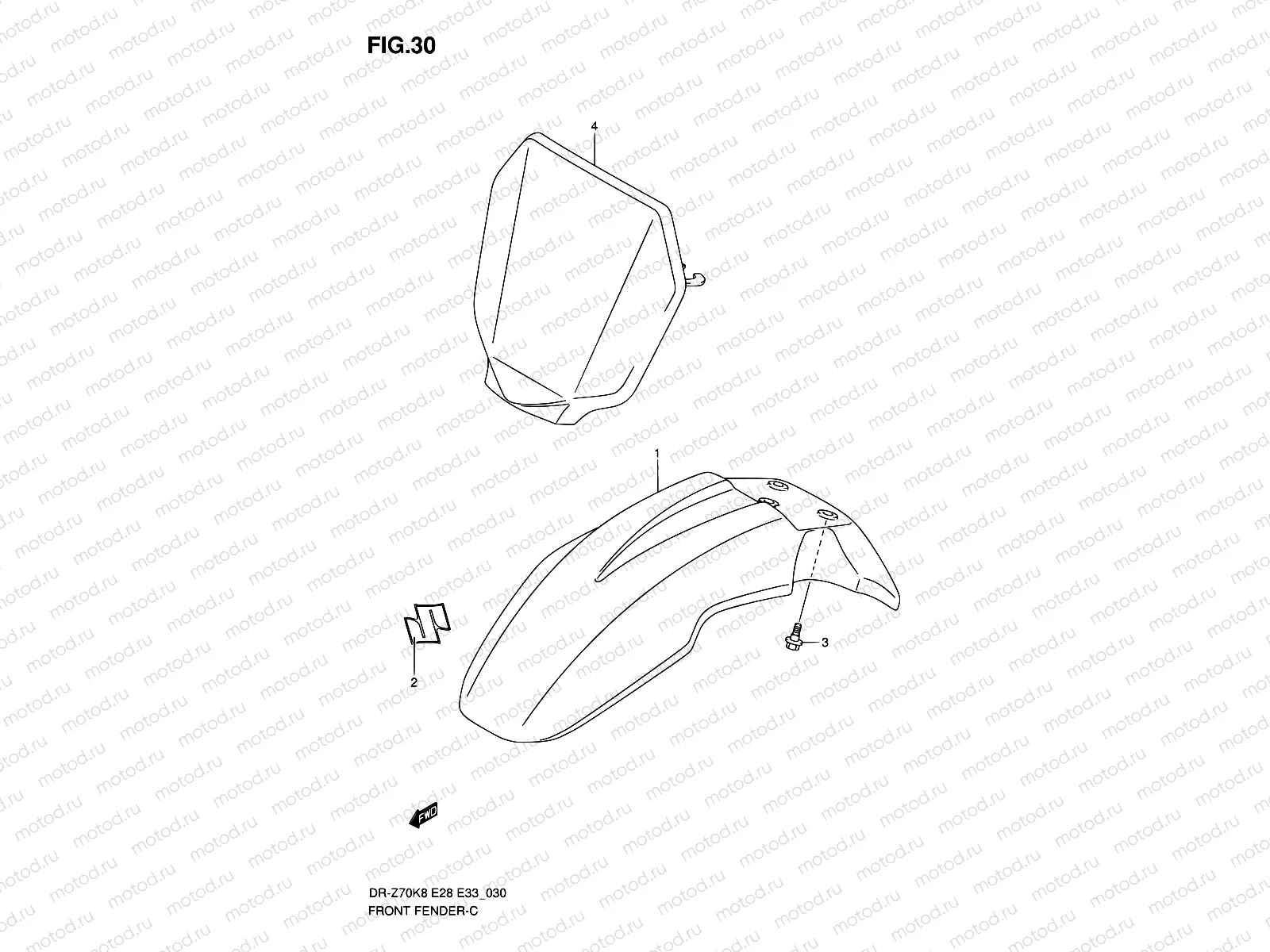 30 - FRONT FENDER