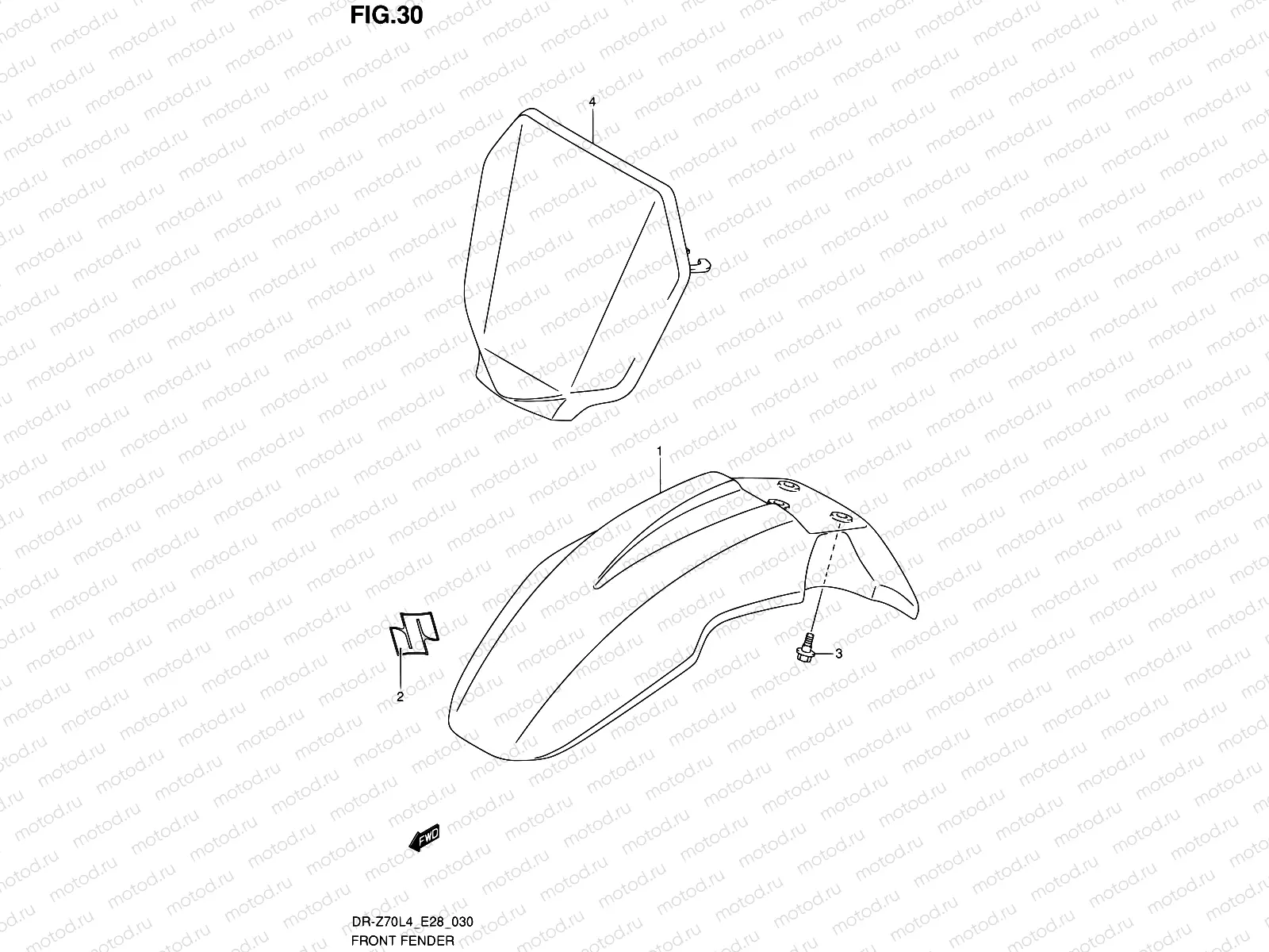30 - FRONT FENDER