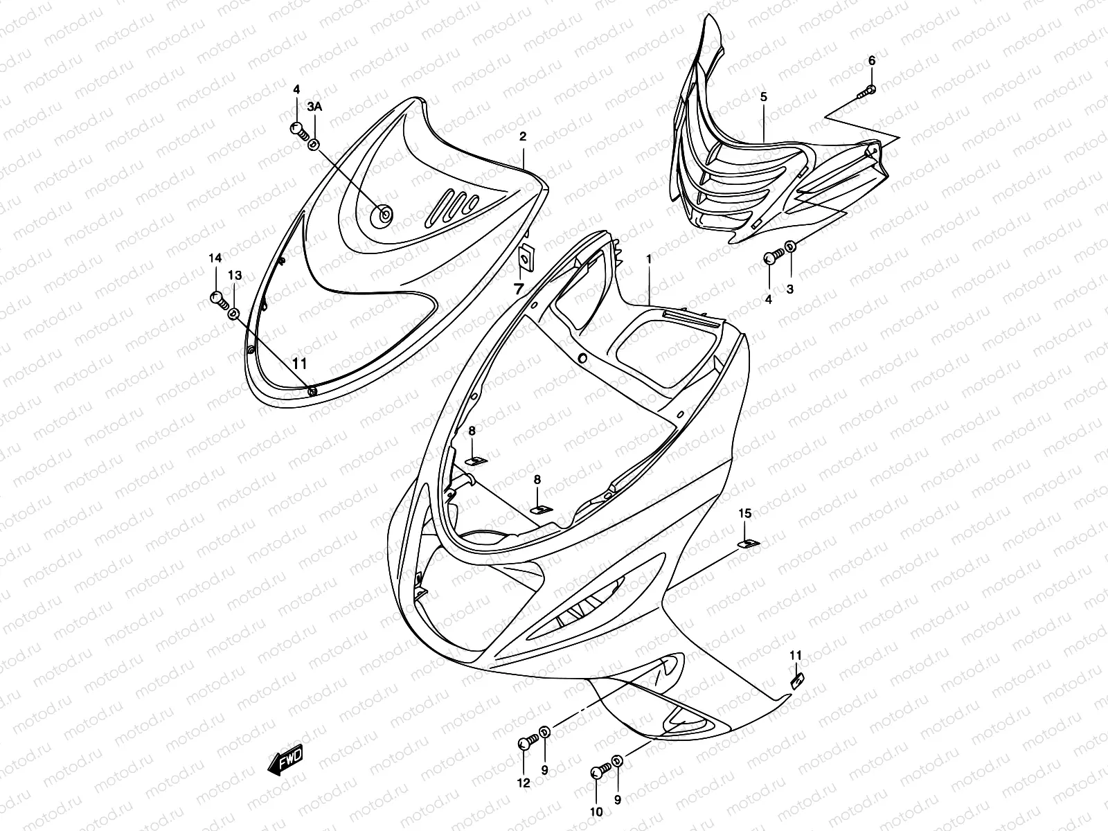 30 - FRONT LEG SHIELD (MODEL K1)