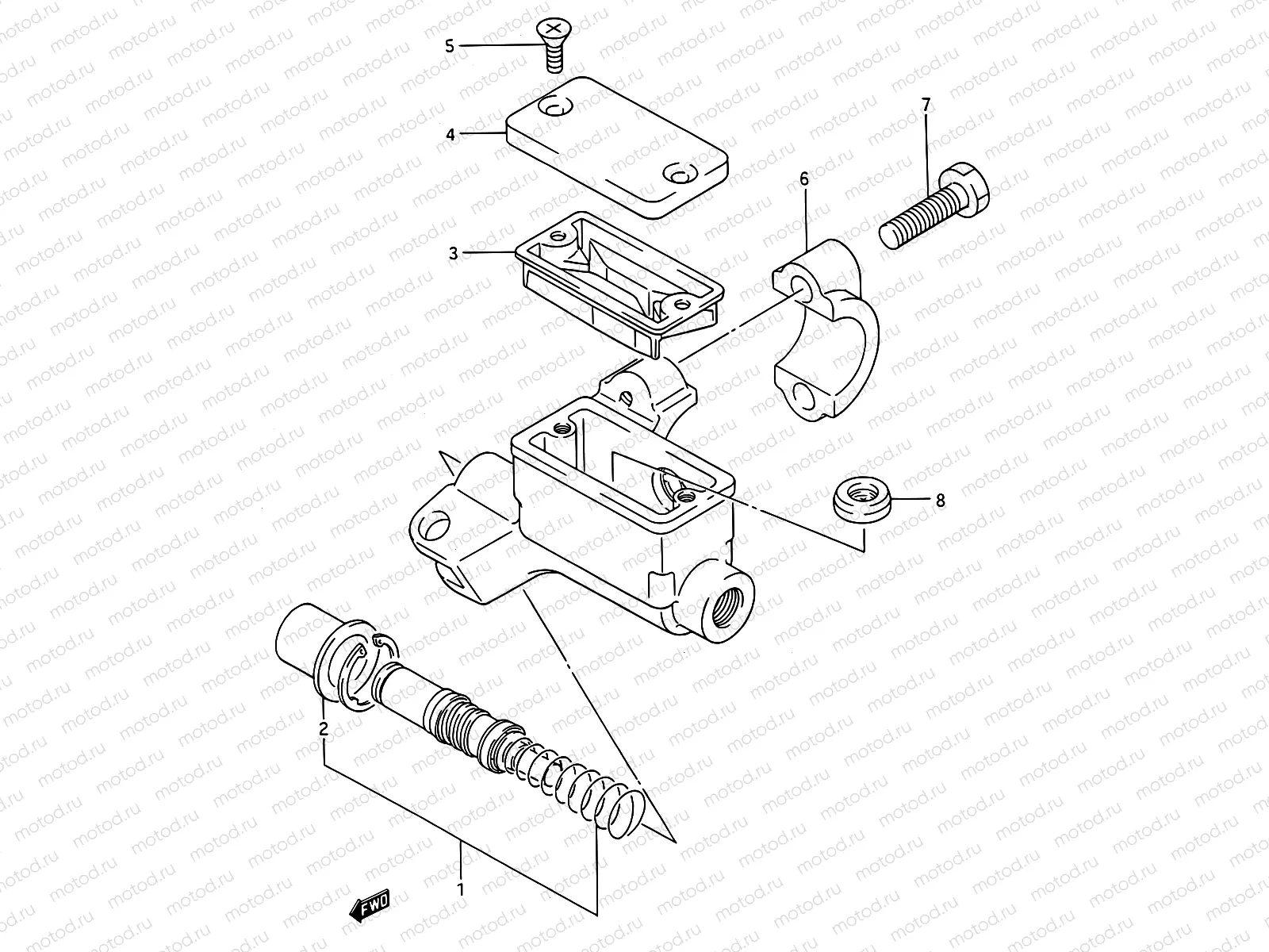 30 - FRONT MASTER CYLINDER