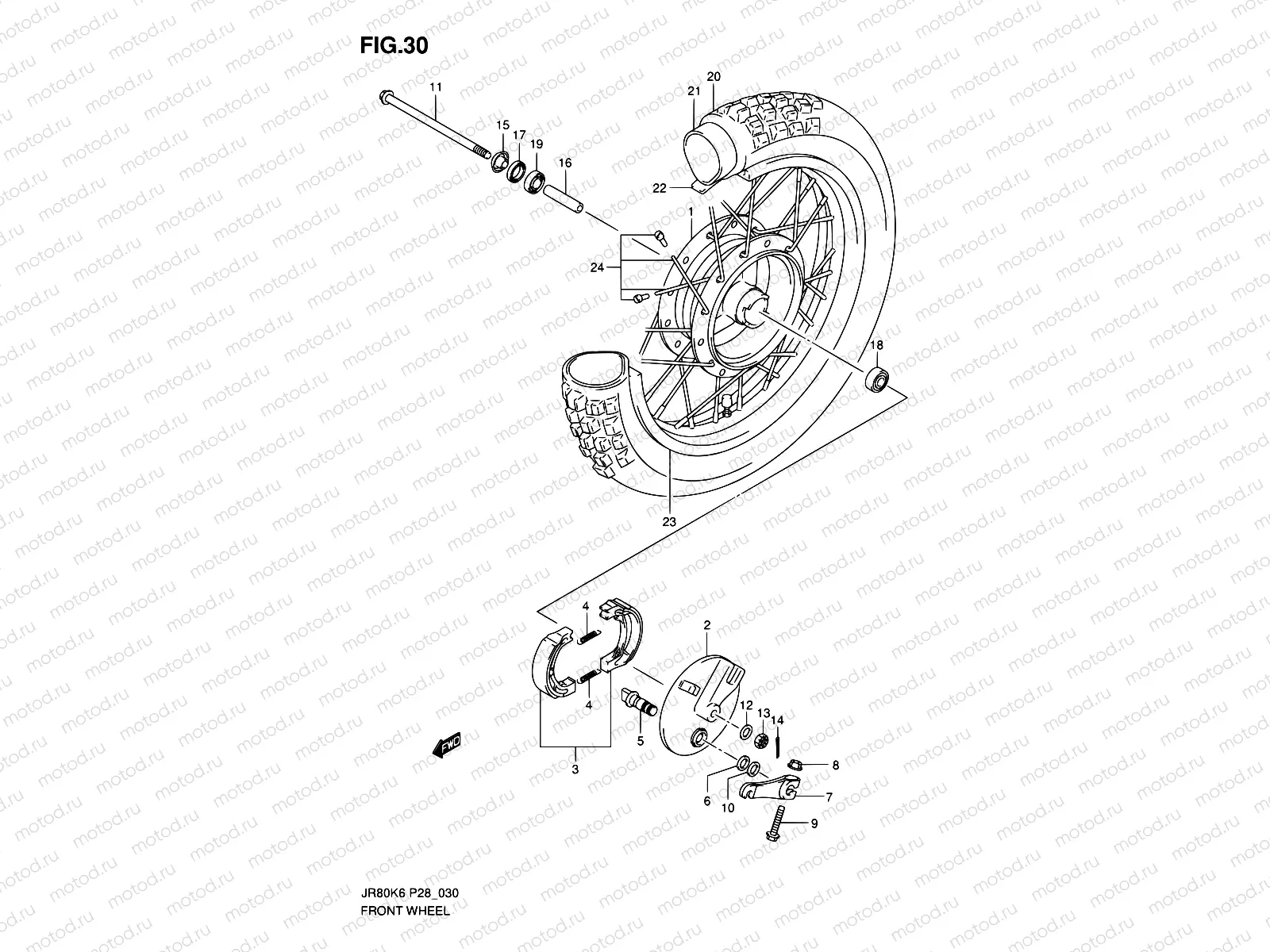 30 - FRONT WHEEL