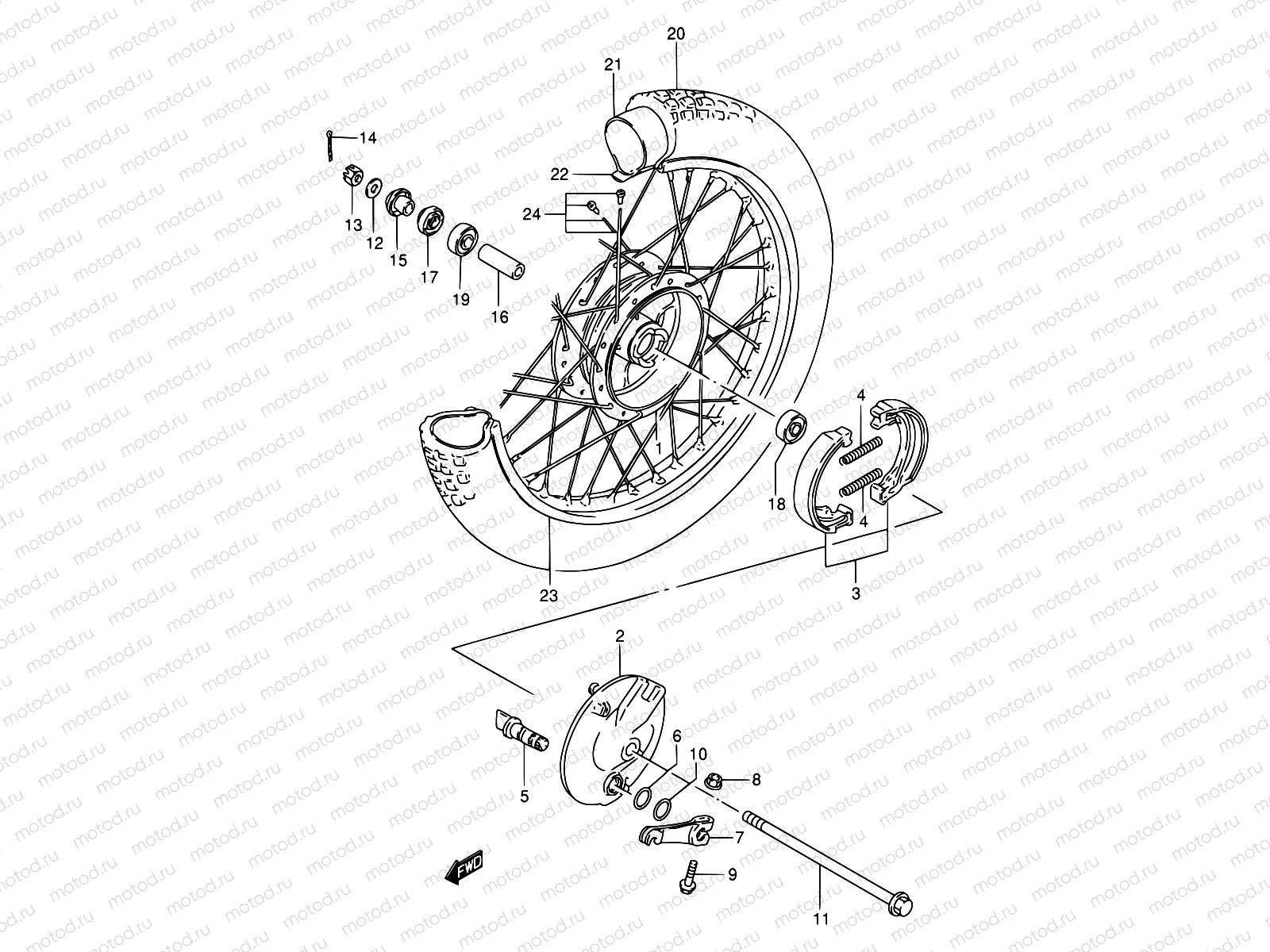 30 - FRONT WHEEL