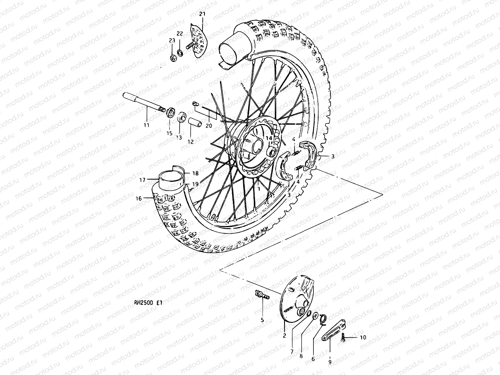 30 - FRONT WHEEL MODEL Z
