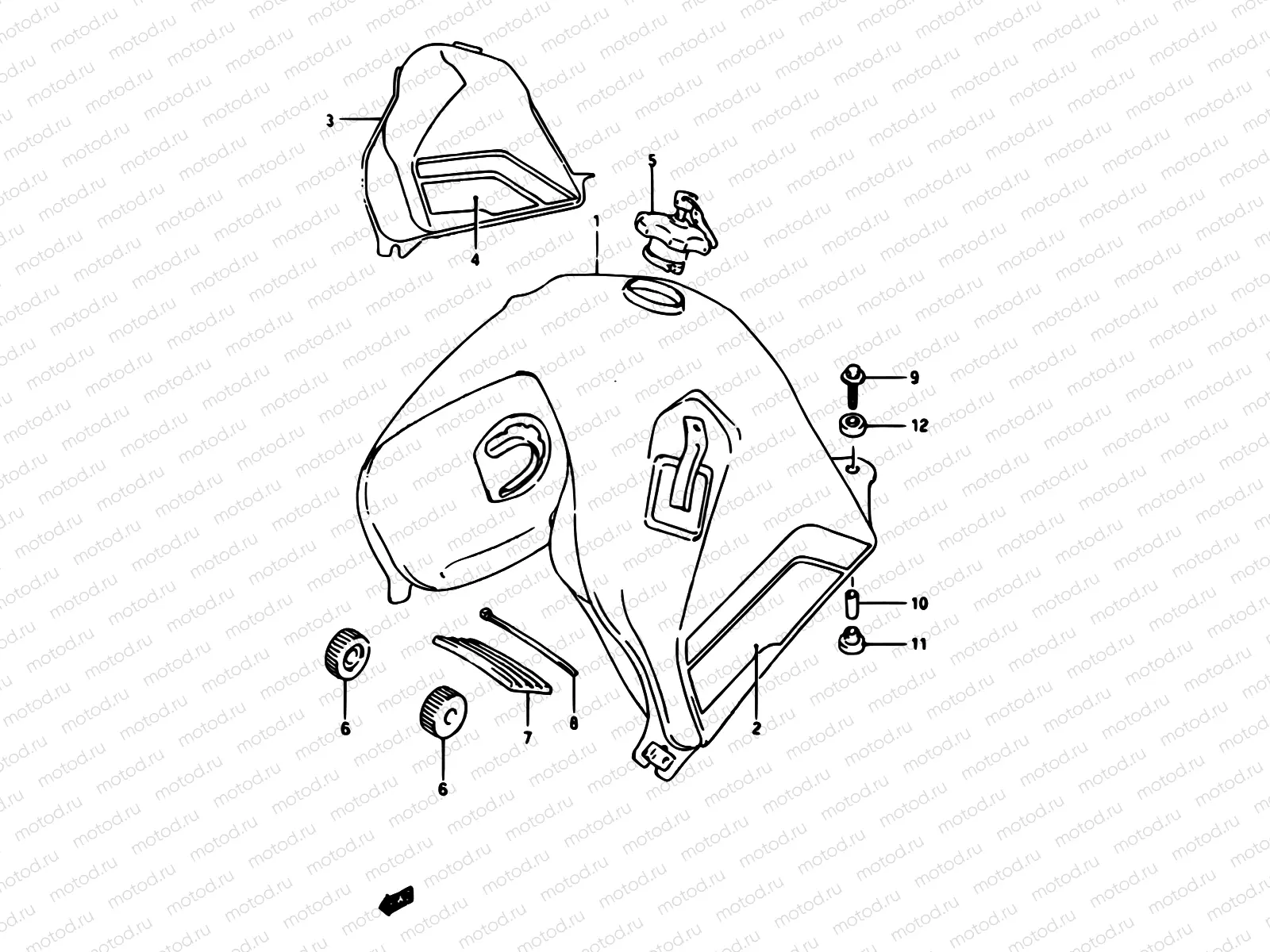 30 - FUEL TANK (MODEL L)