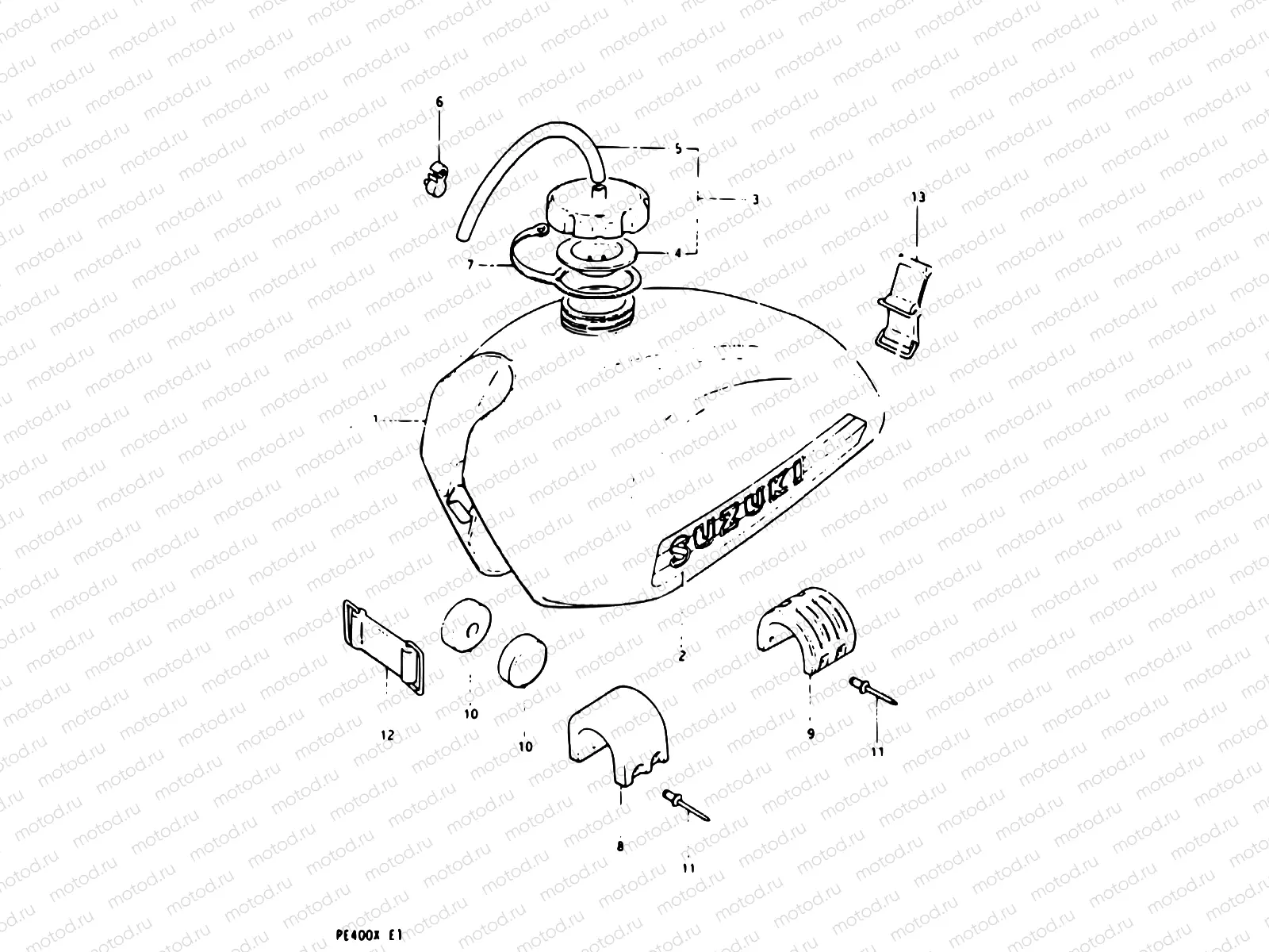 30 - FUEL TANK (PE400XE2)