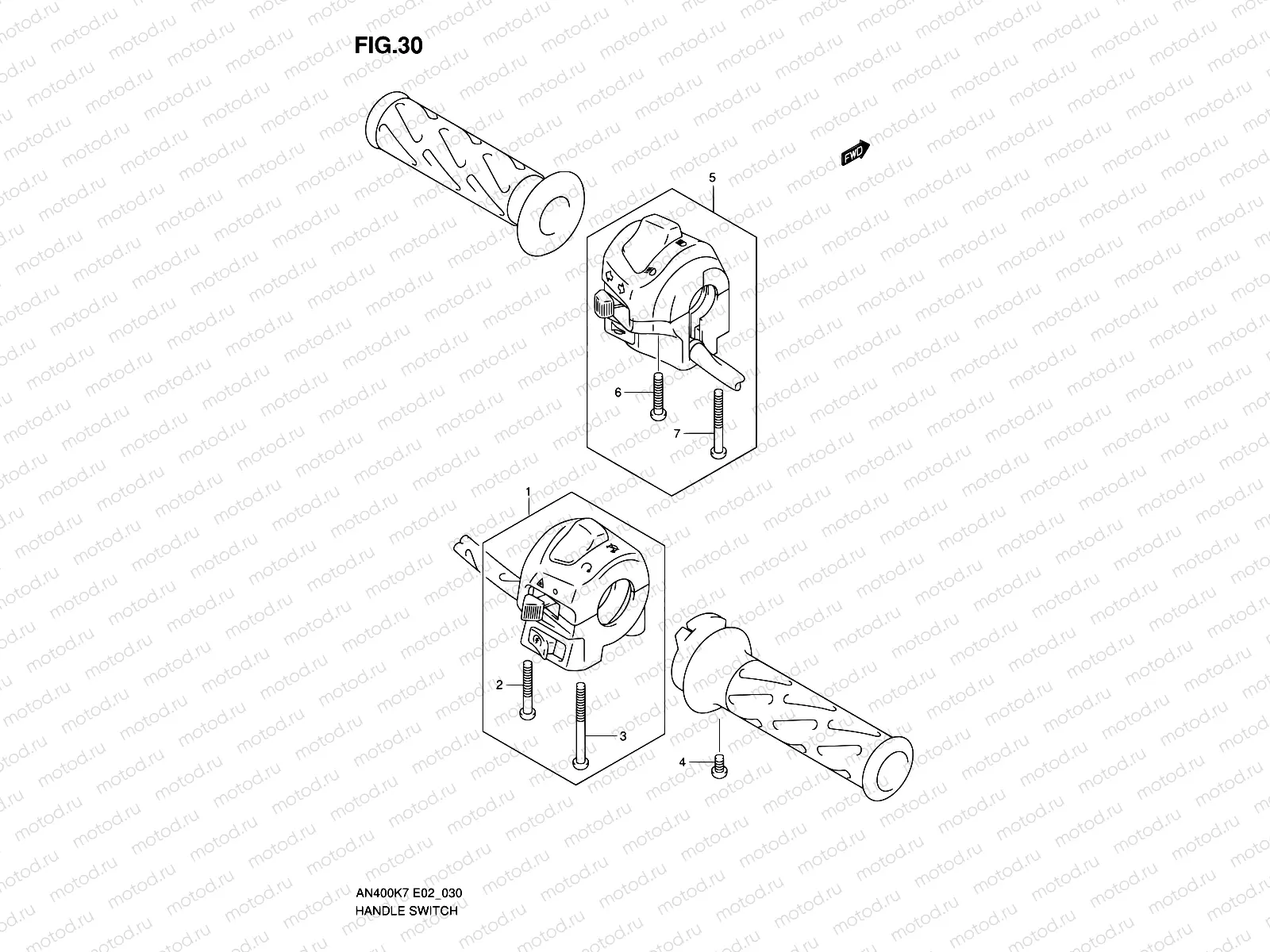 30 - HANDLE SWITCH