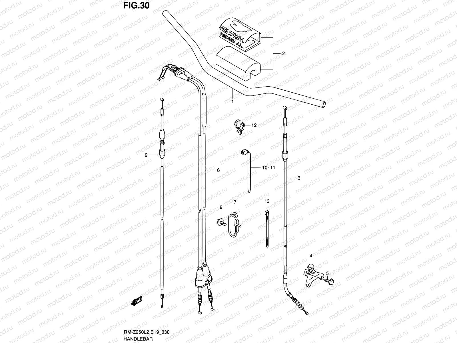 30 - HANDLEBAR