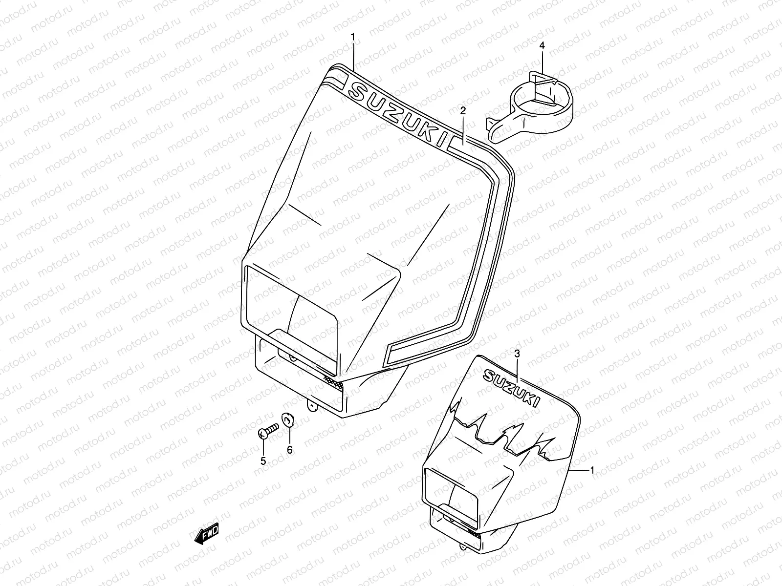 30 - HEADLAMP COVER (MODEL L/M)