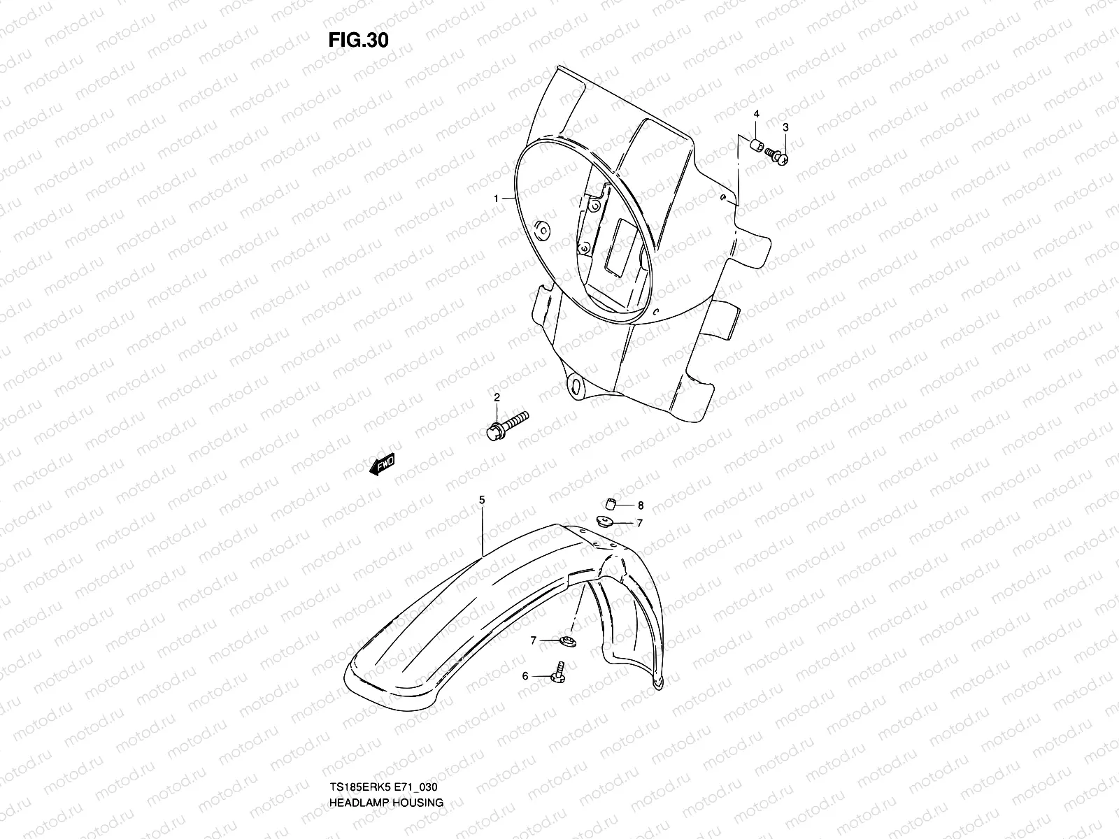 30 - HEADLAMP HOUSING