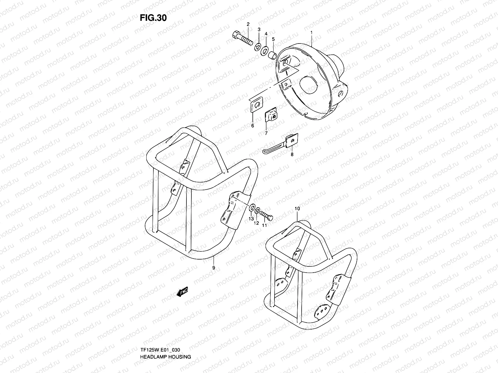 30 - HEADLAMP HOUSING