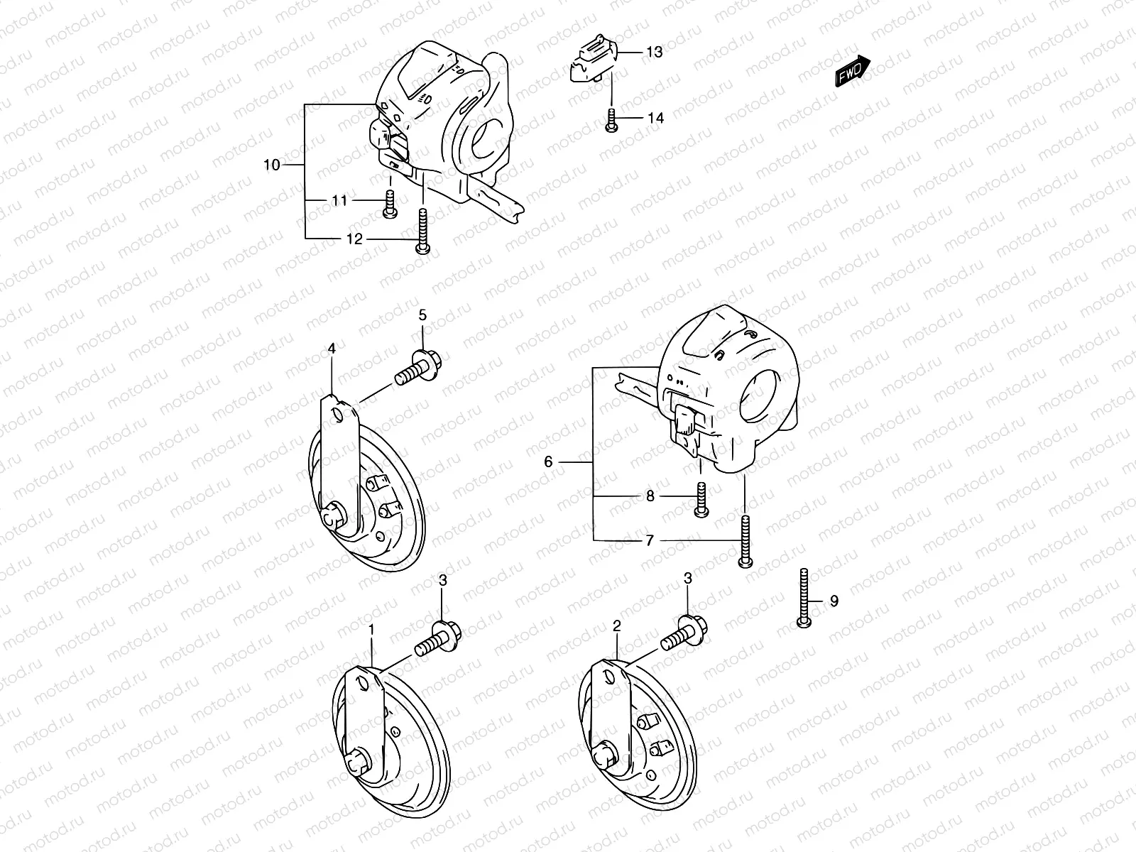 30 - HORN/HANDLE SWITCH