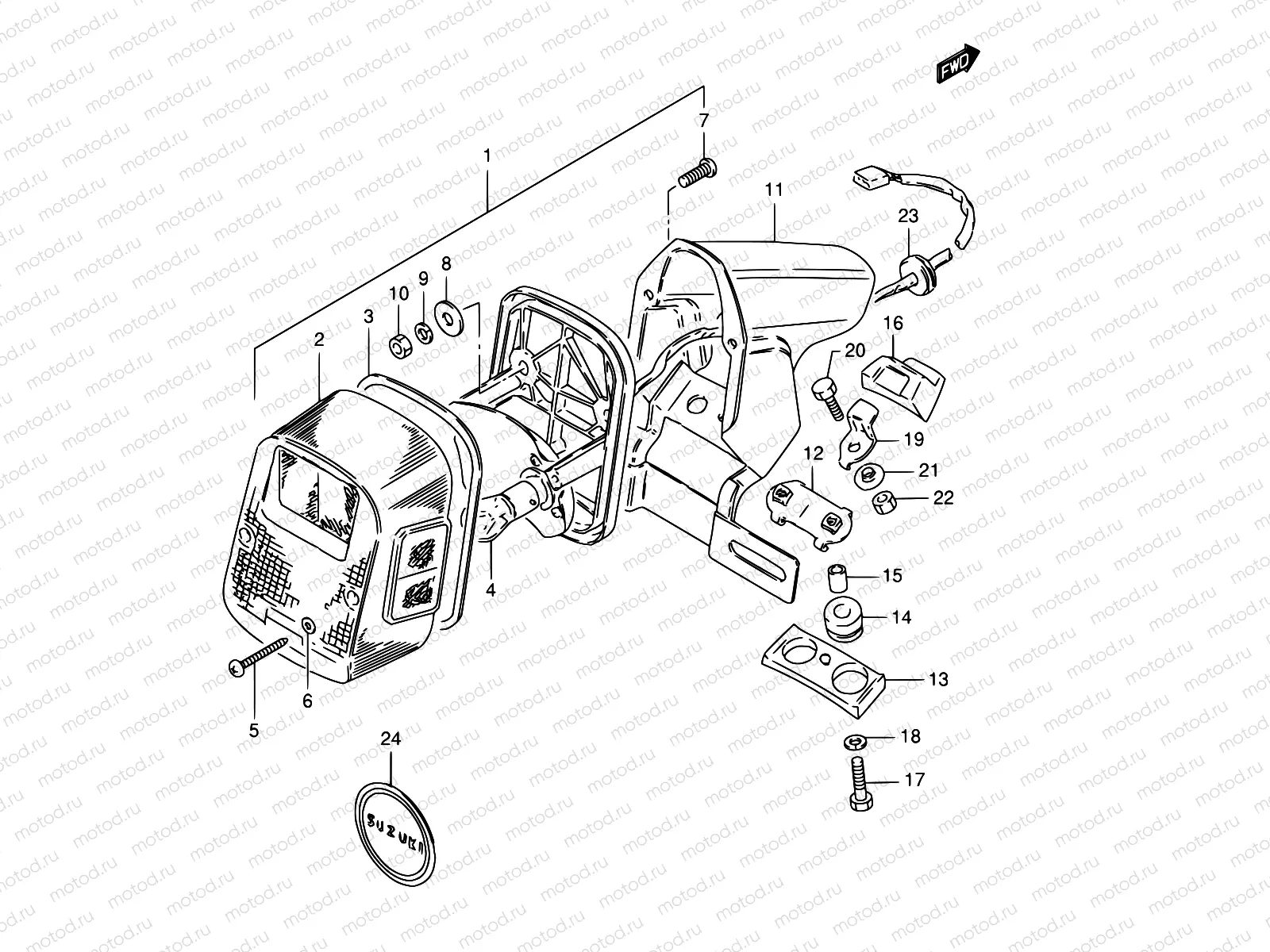30 - REAR COMBINATION LAMP (E02, E04, E15, E21)