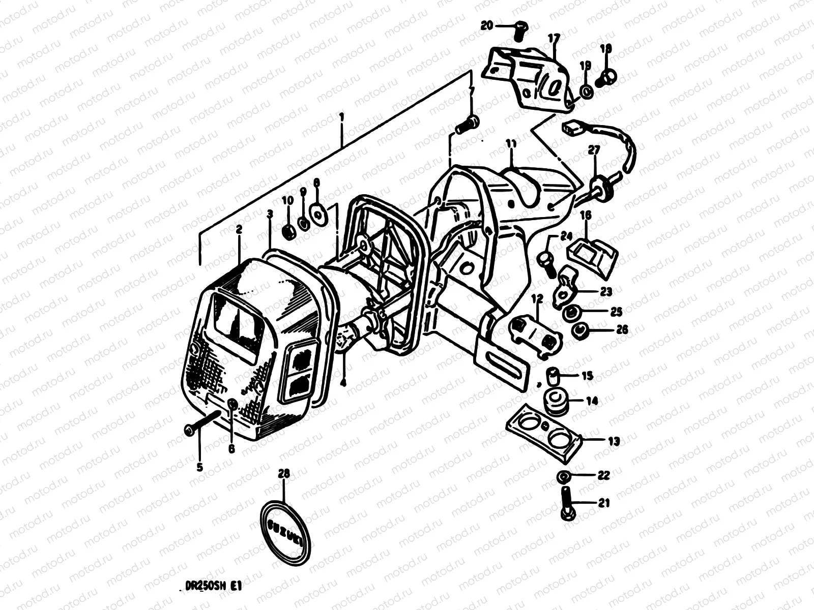 30 - REAR COMBINATION LAMP (E02,E18)