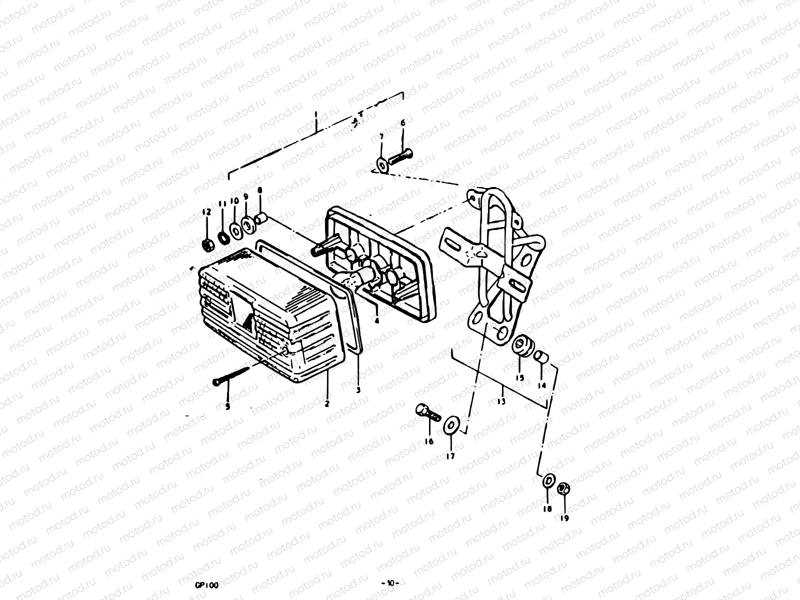 30 - REAR COMBINATION LAMP (N, UN)