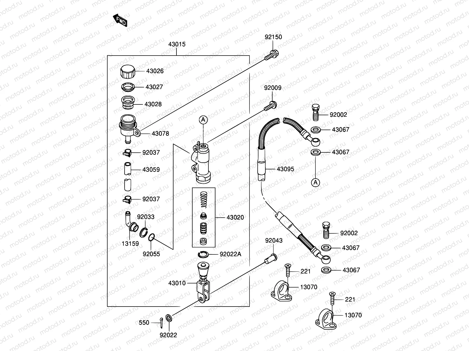 30 - REAR MASTER CYLINDER