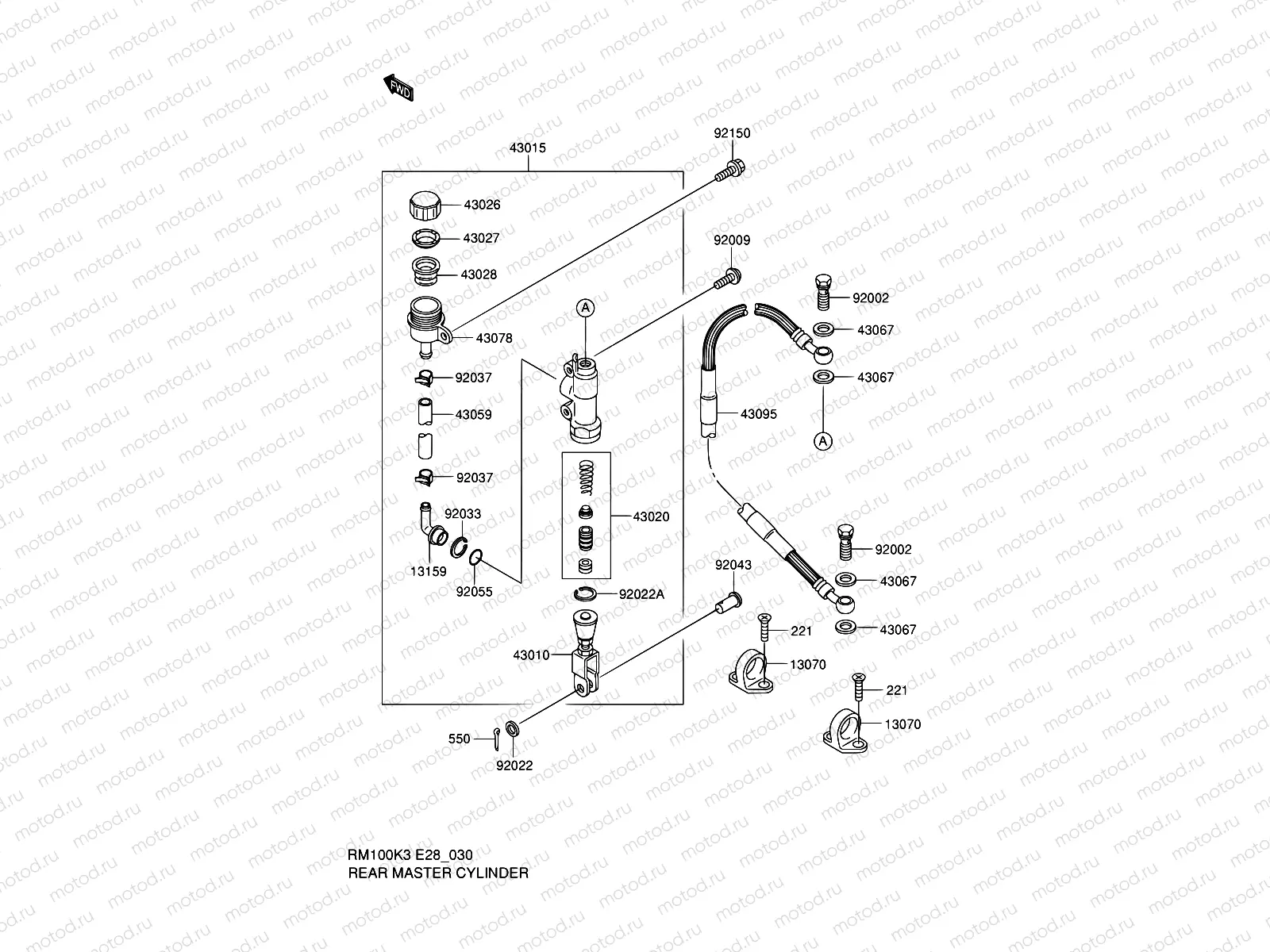 30 - REAR MASTER CYLINDER