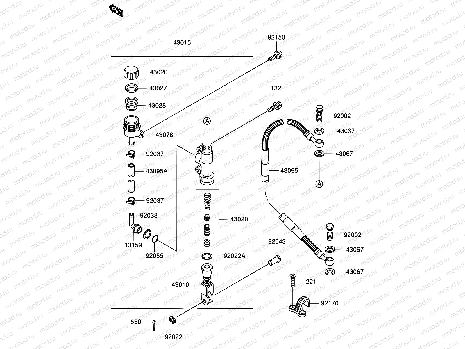 30 - REAR MASTER CYLINDER