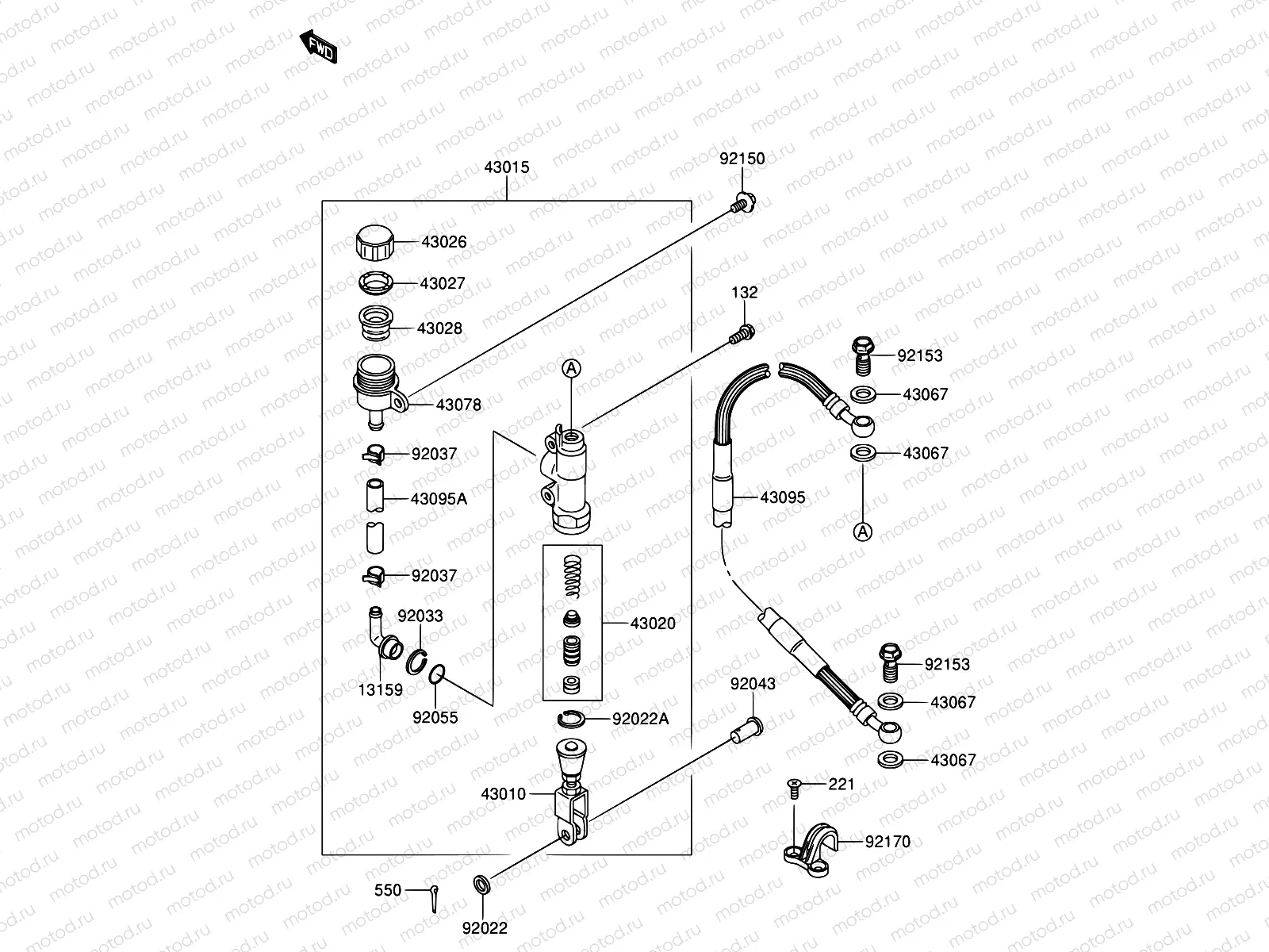 30 - REAR MASTER CYLINDER