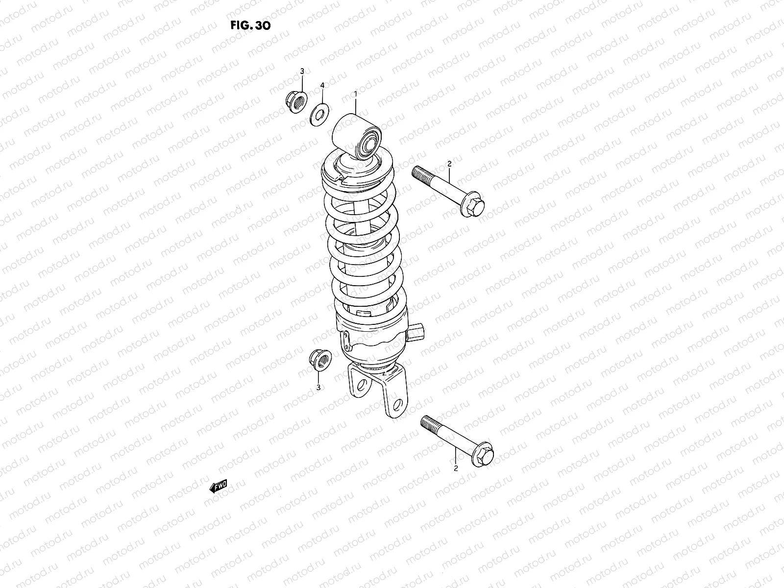 30 - REAR SHOCK ABSORBER