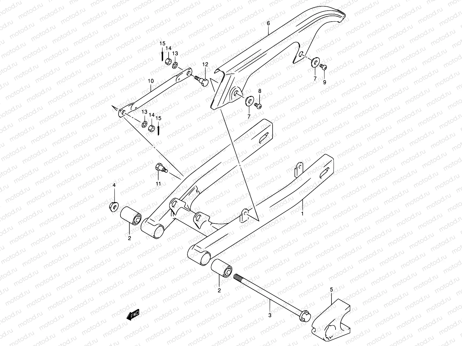 30 - REAR SWINGING ARM