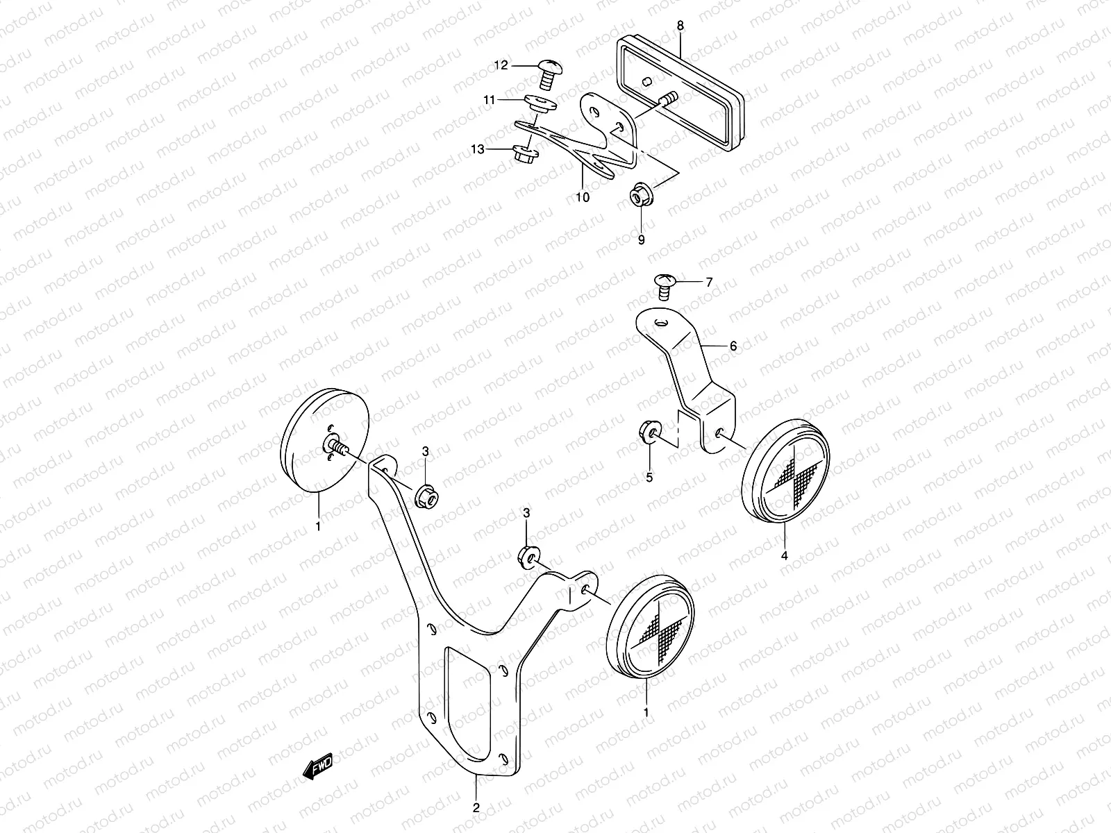30 - REFLEX REFLECTOR (E28)