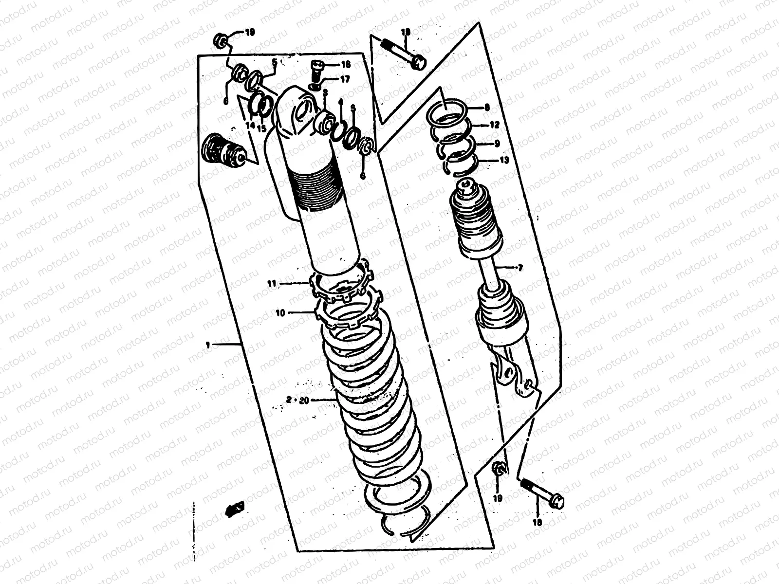 30 - SHOCK ABSORBER (MODEL P)