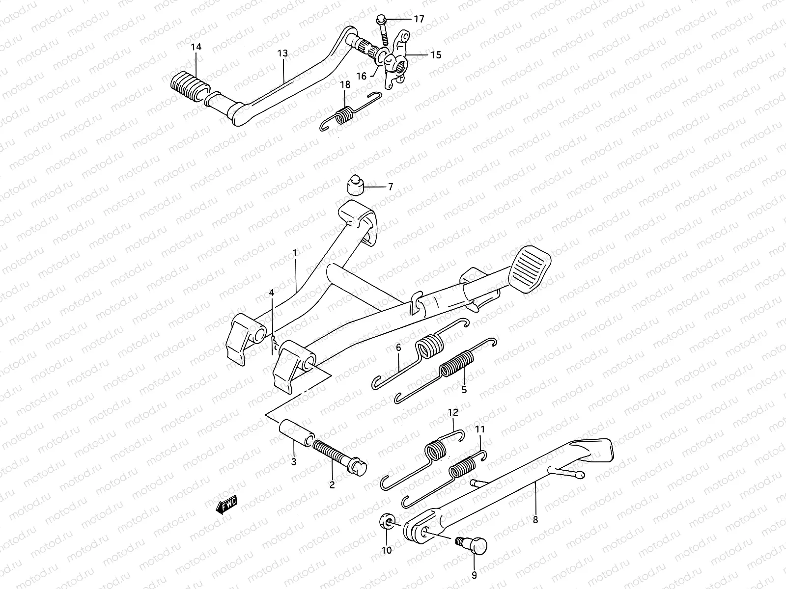 30 - STAND - REAR BRAKE