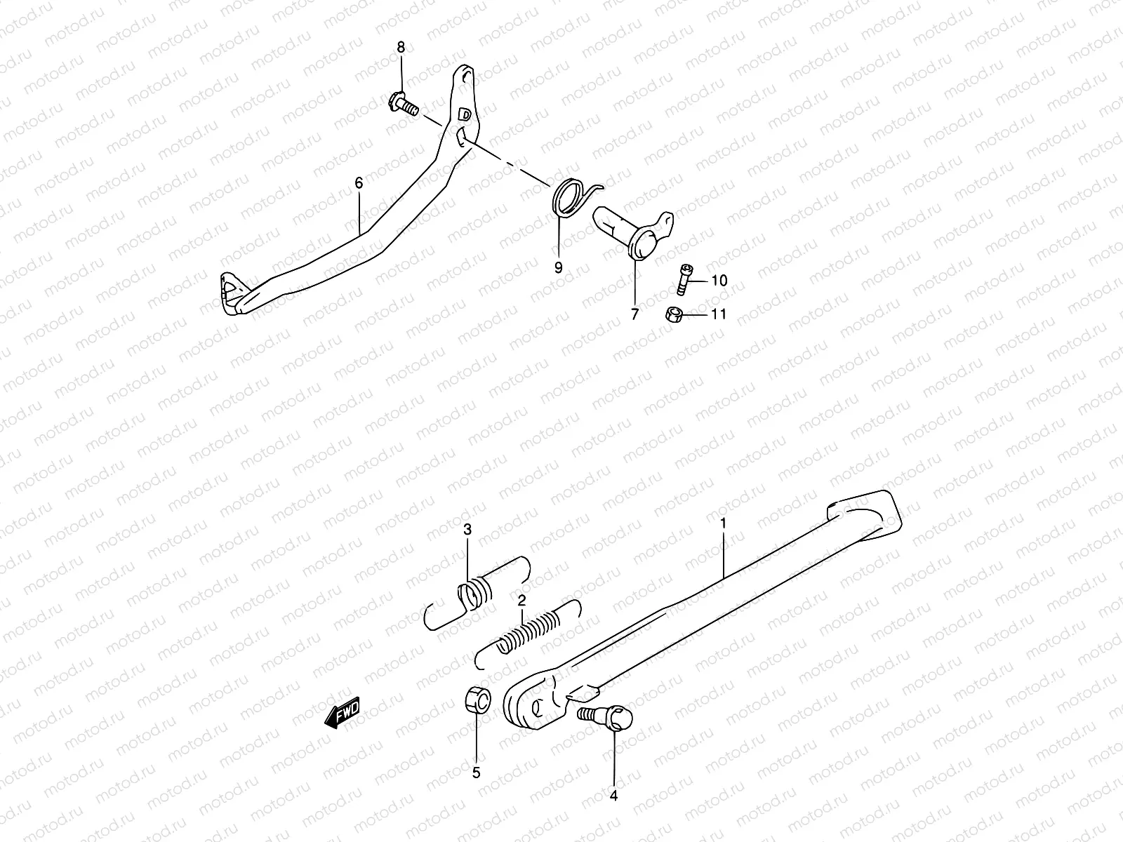 30 - STAND - REAR BRAKE