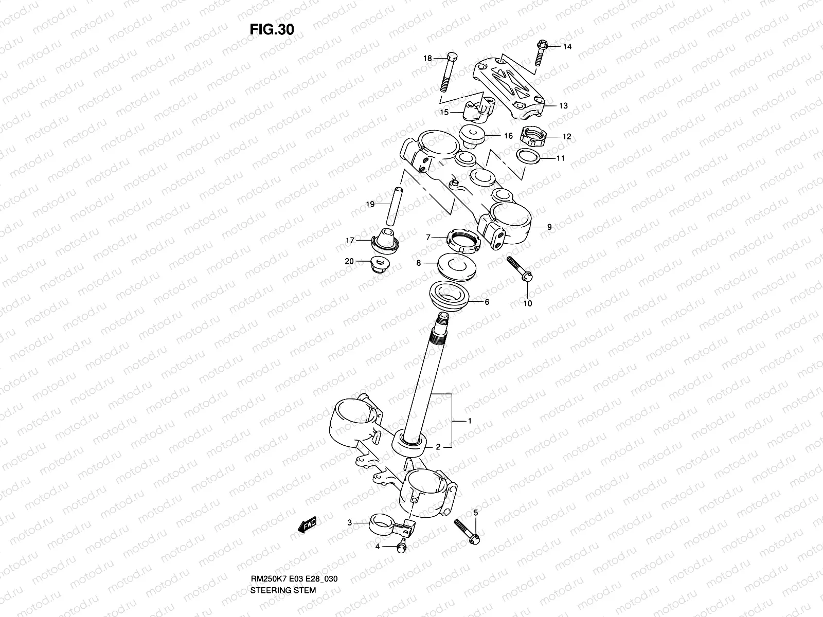 30 - STEERING STEM