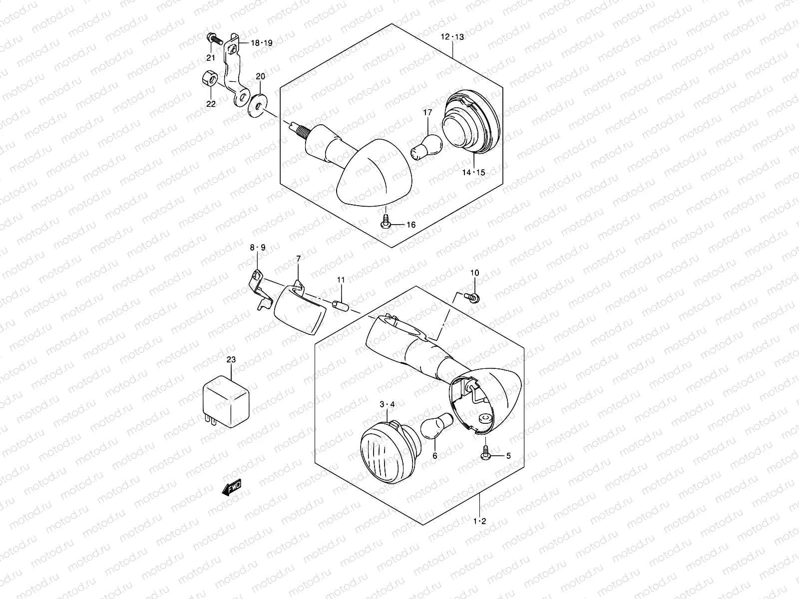 30 - TURN SIGNAL LAMP