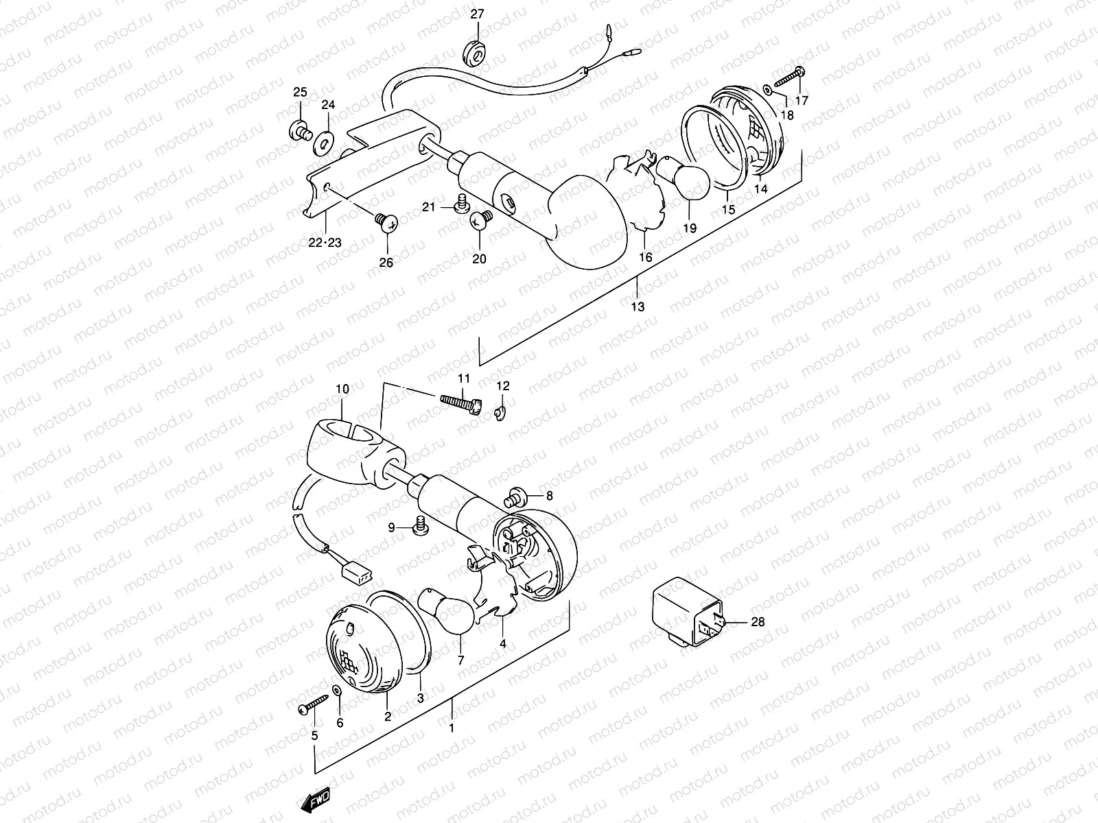 30 - TURN SIGNAL LAMP