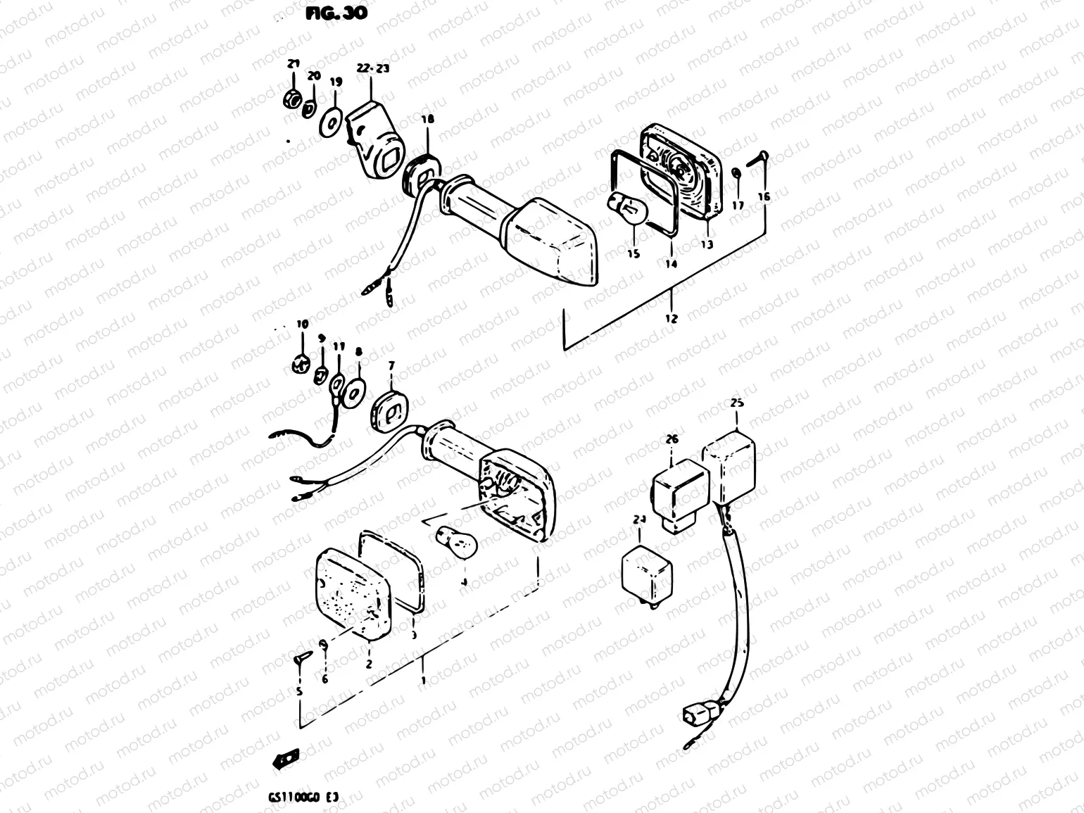 30 - TURN SIGNAL LAMP