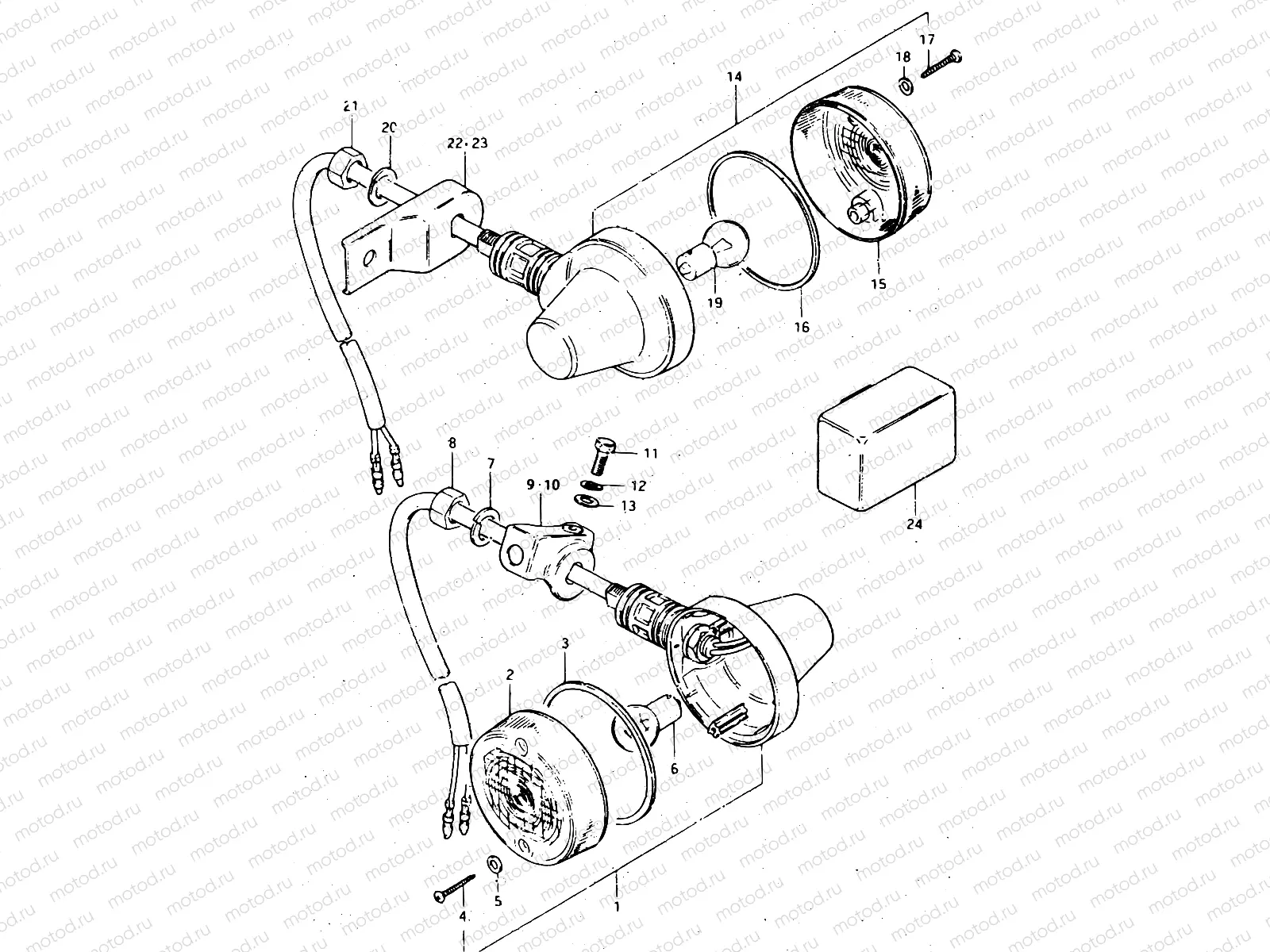 30 - TURN SIGNAL LAMP (E02)