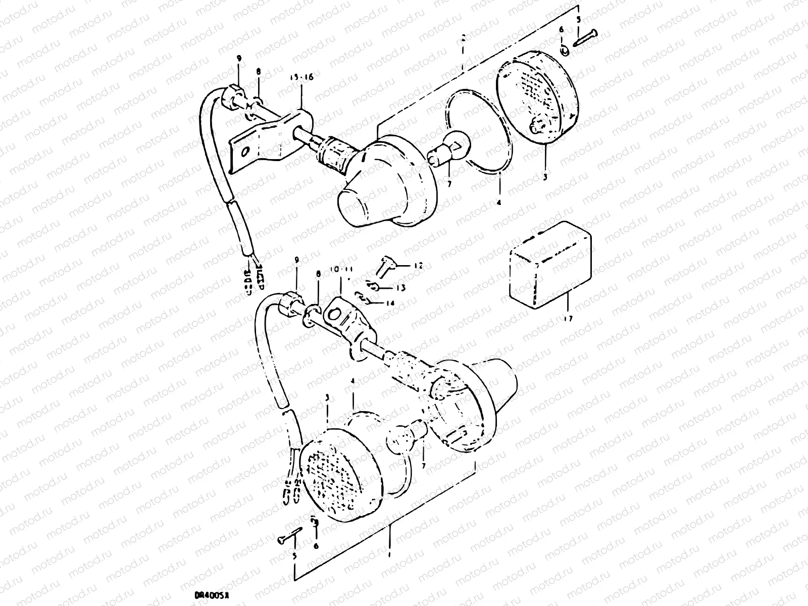 30 - TURN SIGNAL LAMP (E02, E15)