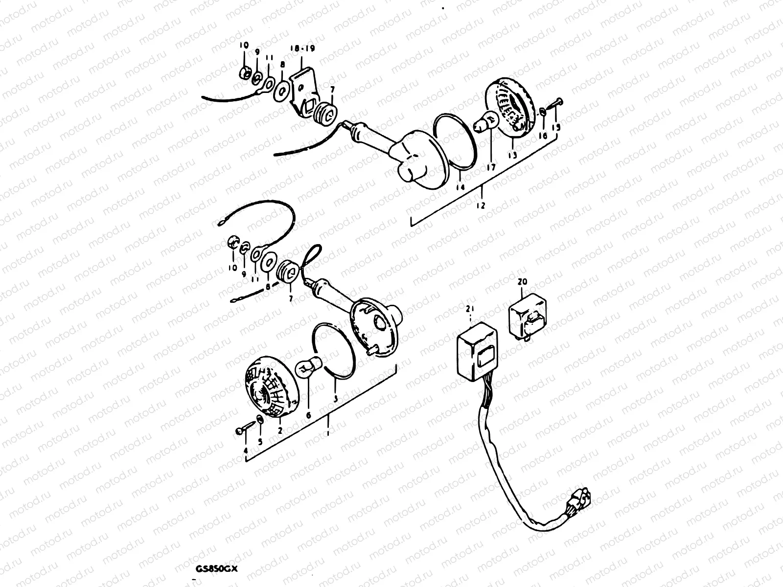 30 - TURN SIGNAL LAMP (MODEL T : E18, E26)