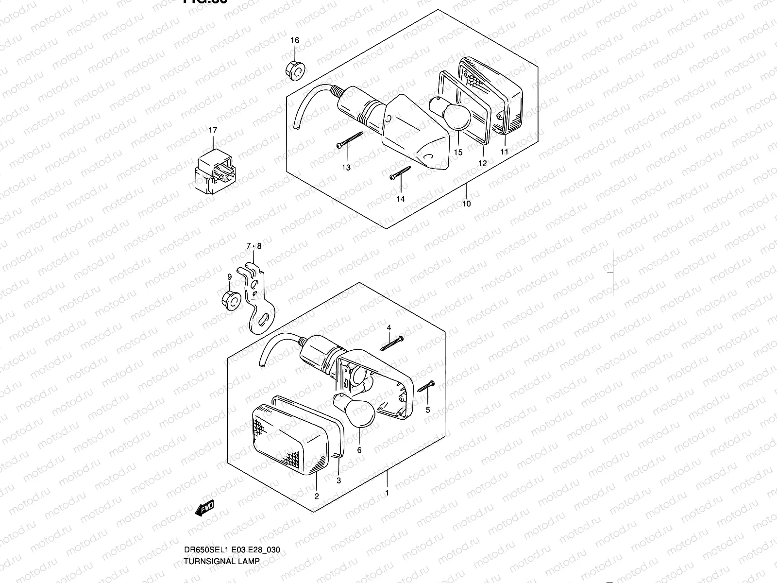 30 - TURNSIGNAL LAMP
