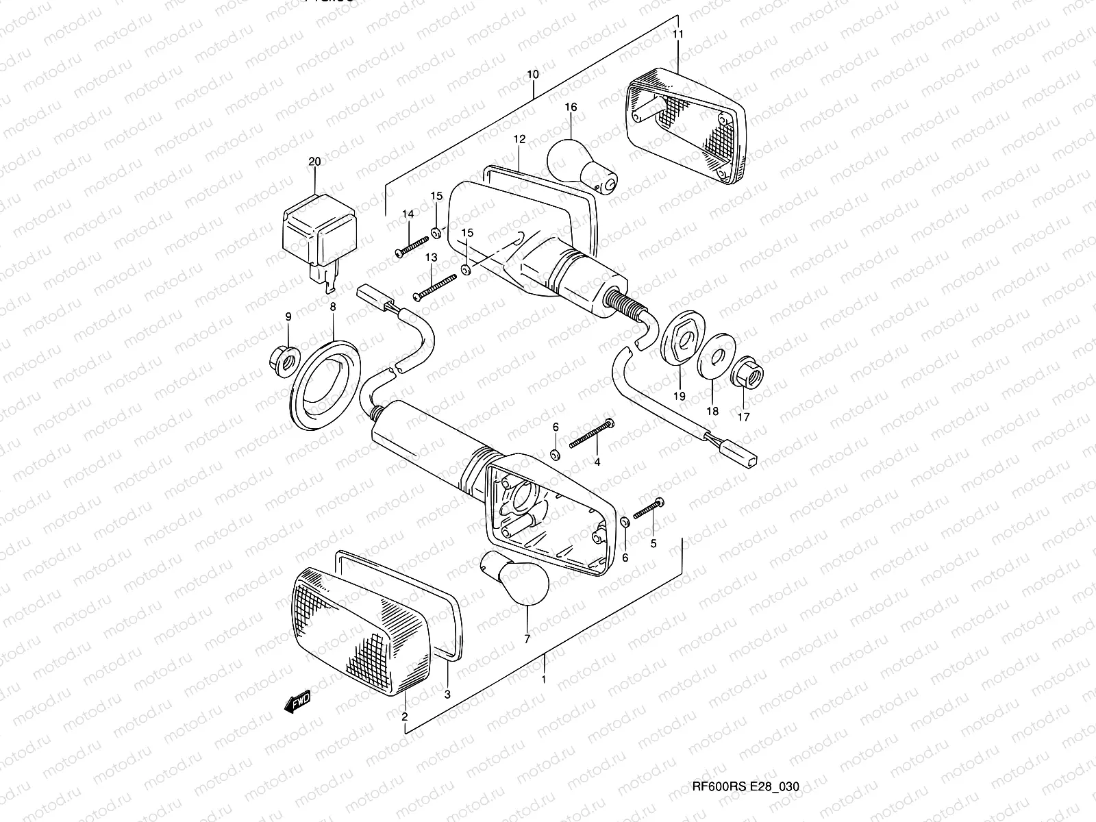 30 - TURNSIGNAL LAMP