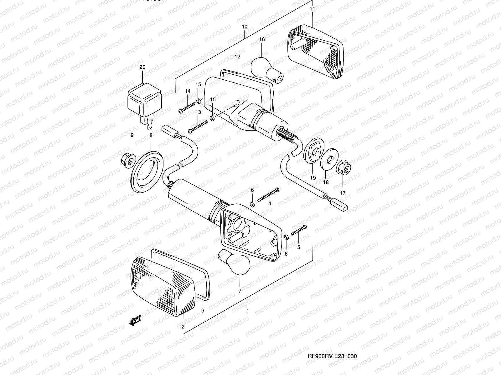 30 - TURNSIGNAL LAMP