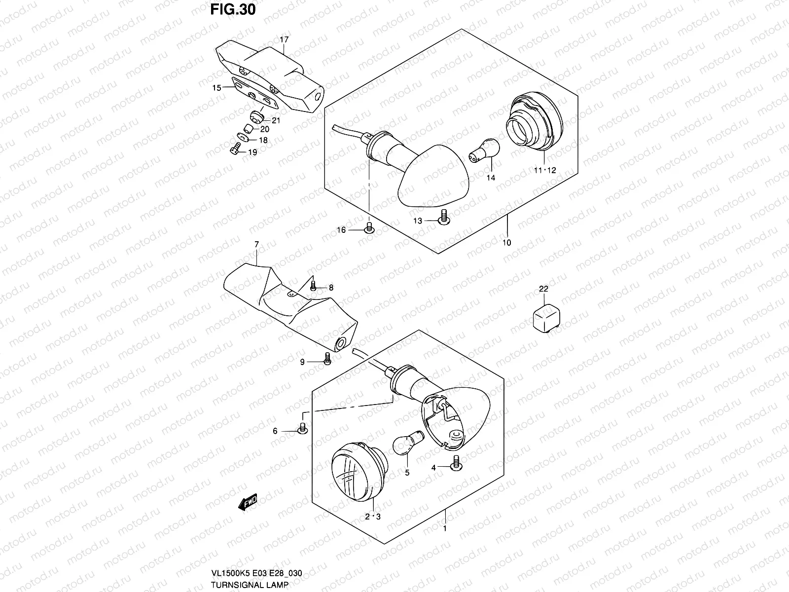 30 - TURNSIGNAL LAMP