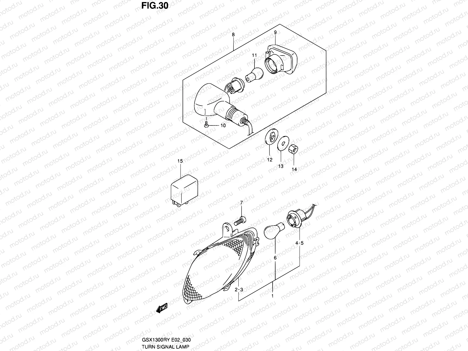 30 - TURNSIGNAL LAMP